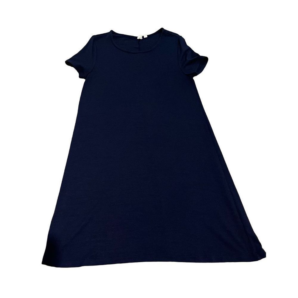 Navy Blue Gap Jersey T-shirt Dress, M - Picture 3 of 6